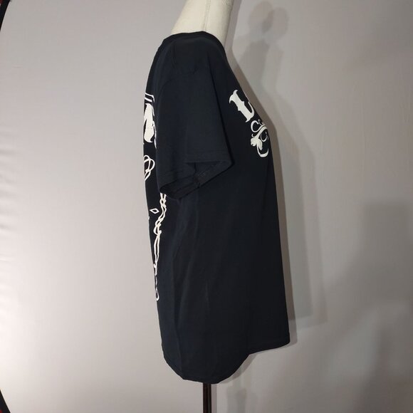 Logans Roadhouse Black T-Shirt Gildan Graphic Logo Print Unisex-SIZE: MEDIUM - Picture 3 of 4